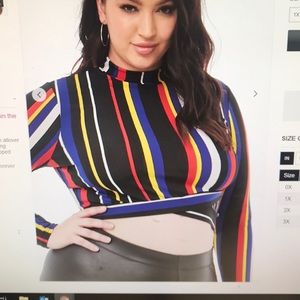 Crop top long sleeve